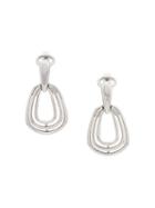 Susan Caplan Vintage 1980's Trifari Door Knocker Clip-on Earrings -