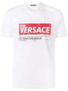 Versace Headline T-shirt - White