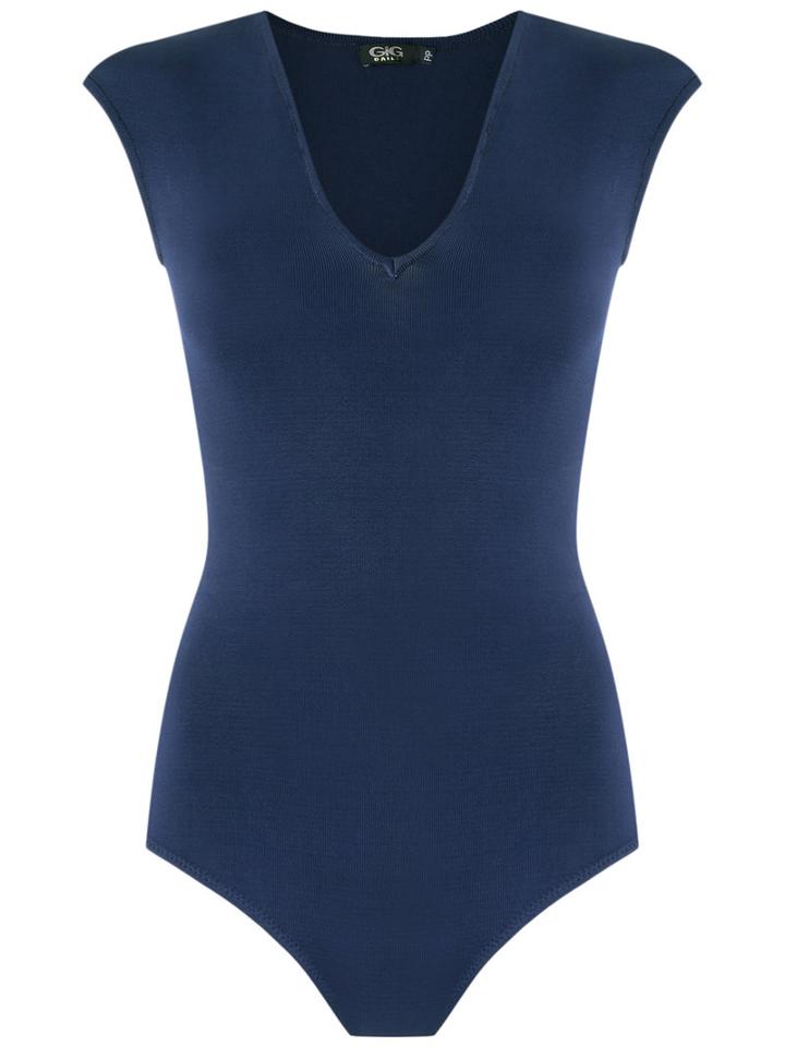 Gig - Cap Sleeves Body - Women - Viscose - M, Women's, Blue, Viscose