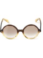 Cutler & Gross Bi-colour Circle Sunglasses