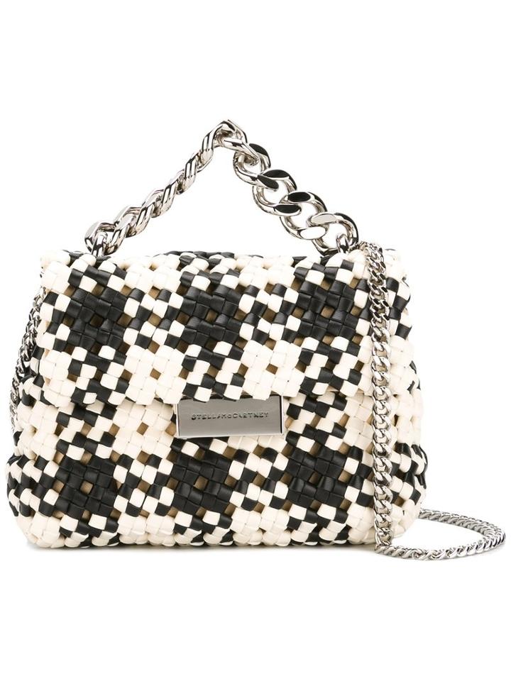 Stella Mccartney Mini Becks Crossbody Bag, Black, Artificial Leather/artificial Fur