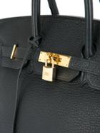 Hermès Vintage Birkin 35 Taurillon Clemence Tote Bag - Black