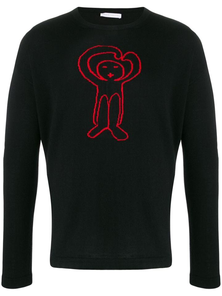 Société Anonyme Knitted Logo Jumper - Black