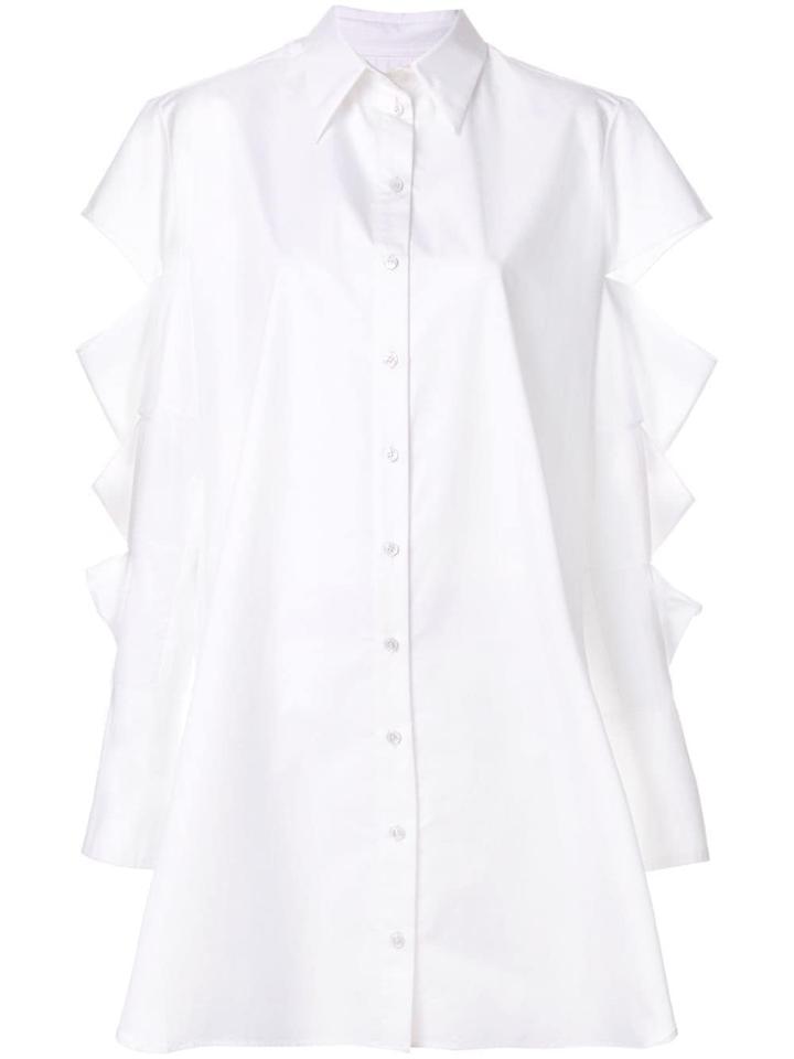 Christopher Kane Slash Shirt Dress - White