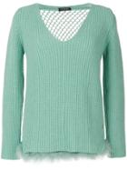 Twin-set Round Neck Jumper - Green