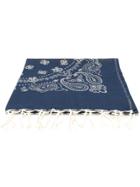 Mc2 Saint Barth Foutas Paisley Beach Scarf - Blue