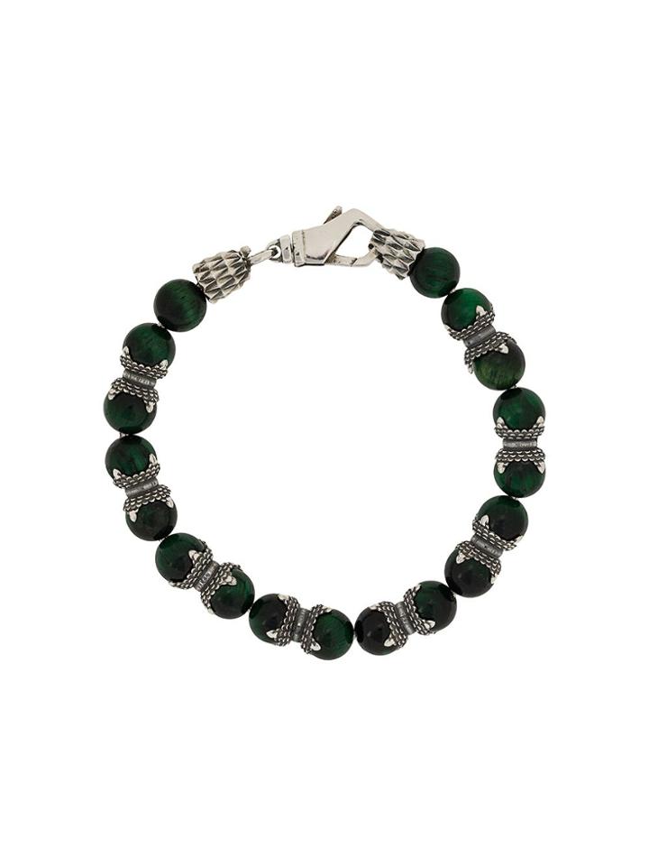 Emanuele Bicocchi Stone Beaded Bracelet - Green