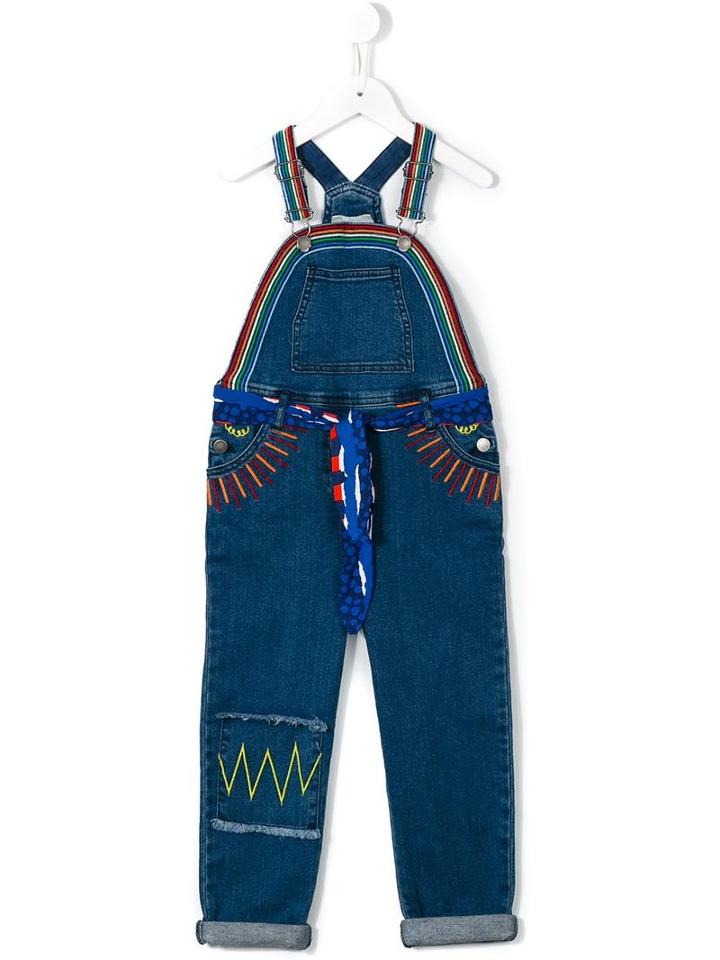 Stella Mccartney Kids Sunbeam Dungarees, Girl's, Size: 10 Yrs, Blue