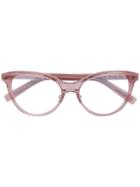 Saint Laurent Eyewear Classic Cat-eye Glasses - Pink