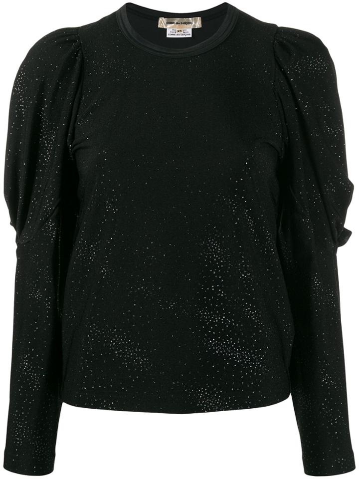 Comme Des Garçons Embellished Top - Black
