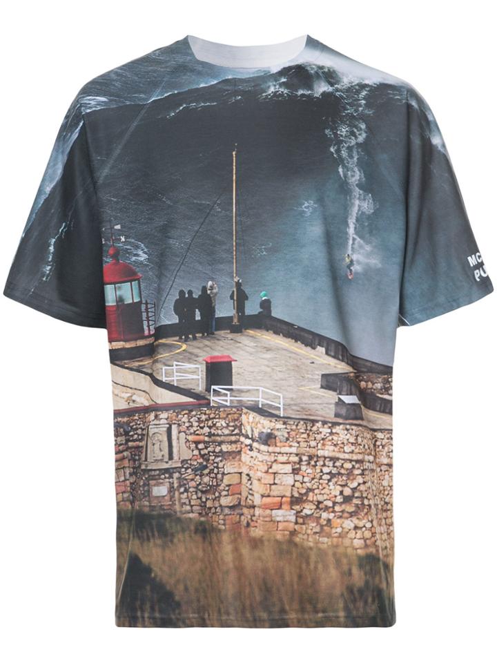 Cynthia Rowley Big Wave Print T-shirt - Multicolour