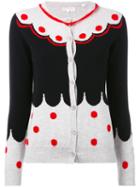 Chinti And Parker - Cashmere Spotted Cardigan - Women - Cashmere - Xs, Blue, Cashmere