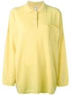 Loewe Polo Collar Jumper, Women's, Size: Xs, Yellow/orange, Wool
