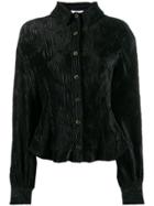 Ganni Pleated Shirt - Black