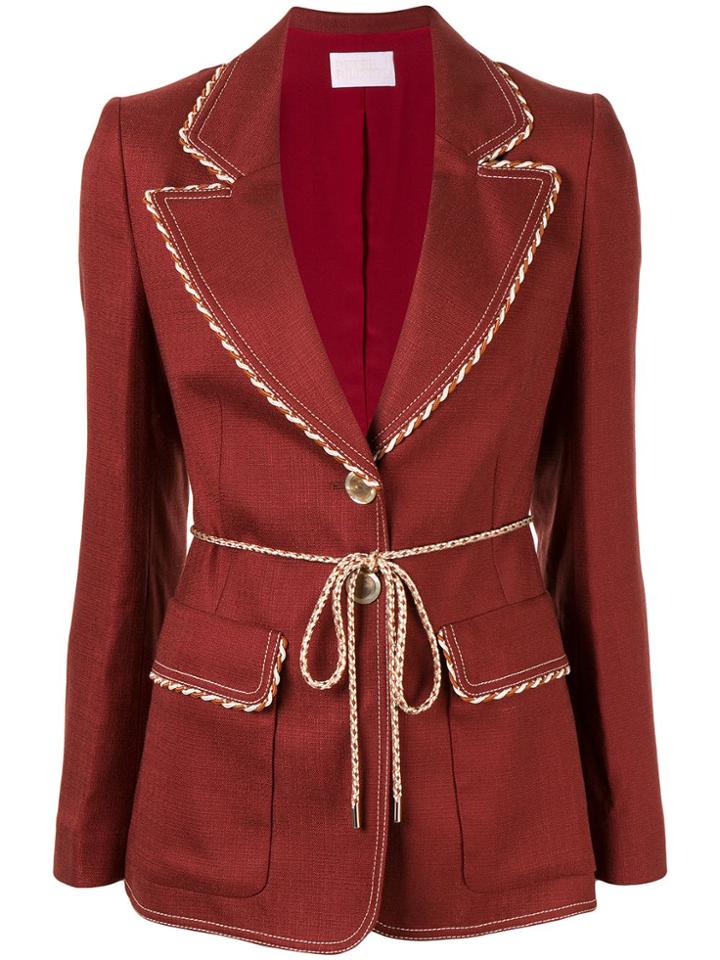 Peter Pilotto Single Breasted Blazer - Red