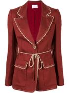 Peter Pilotto Single Breasted Blazer - Red