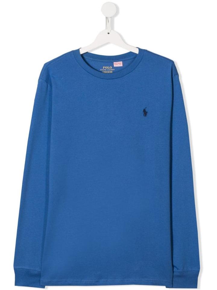 Ralph Lauren Kids Teen Crew Neck Sweatshirt - Blue