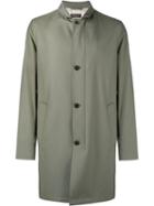 Loro Piana Single Breasted Coat, Men's, Size: Xl, Green, Polyester/polyamide