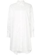 Ck Calvin Klein Oversized Shirt Dress - White