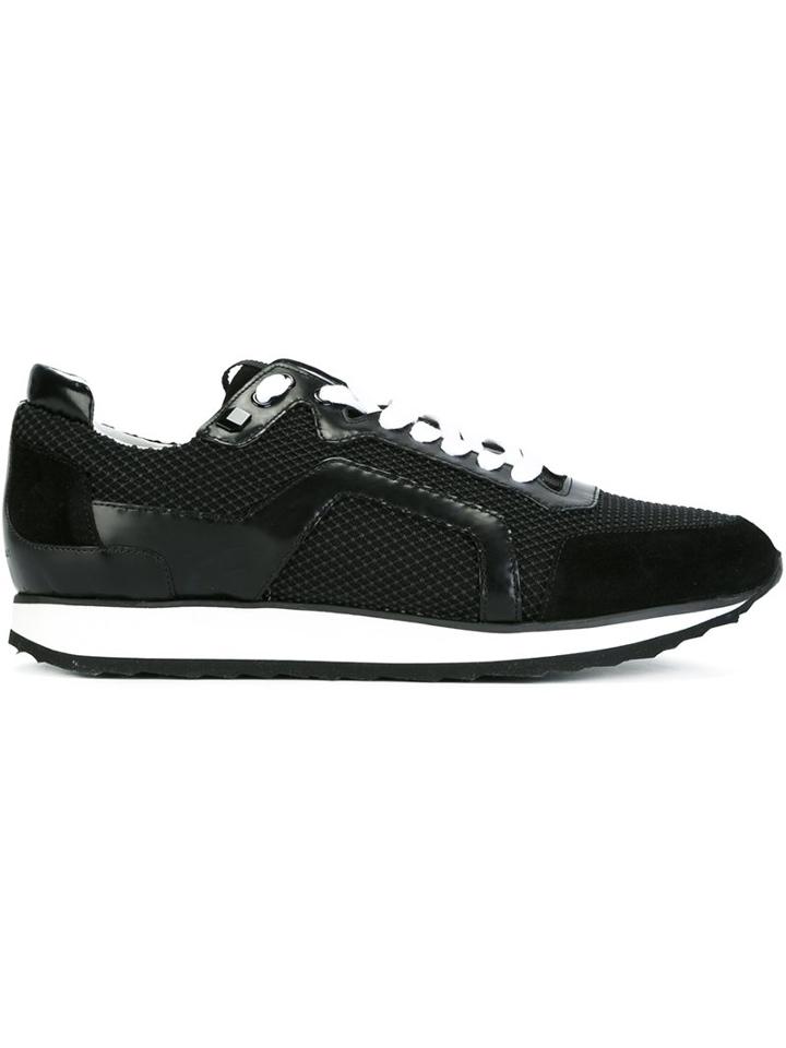 Pierre Hardy Mesh Layer Low-top Sneakers