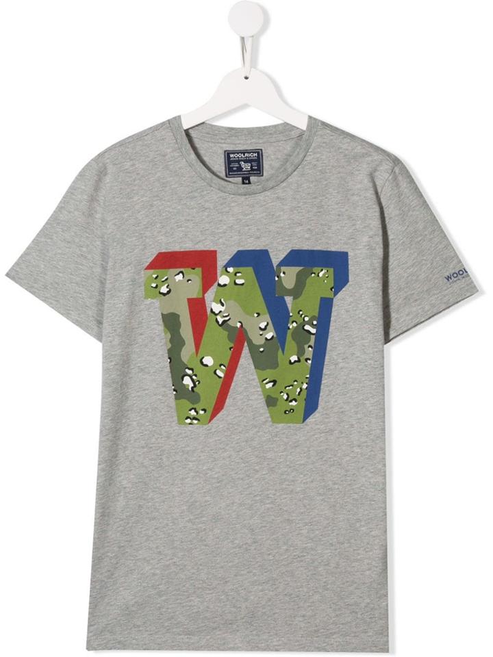 Woolrich Kids Teen W T-shirt - Grey