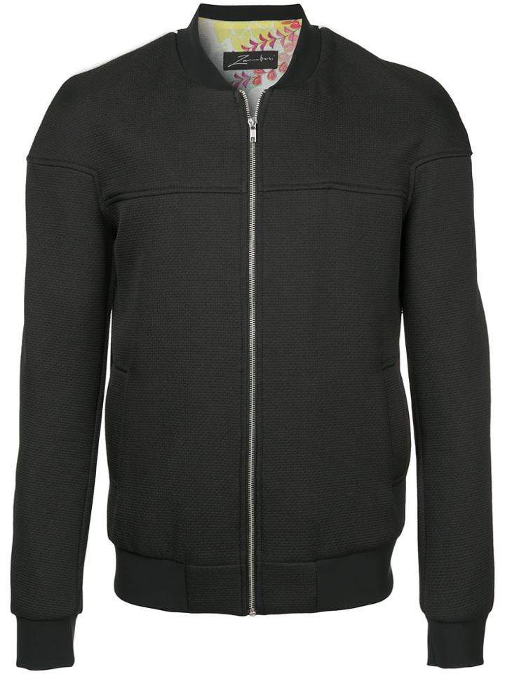 Zambesi Fitted Utility Bomber Jacket - Black