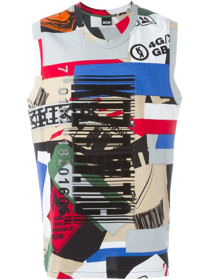 Ktz Printed Tank Top, Men's, Size: Xs, Cotton
