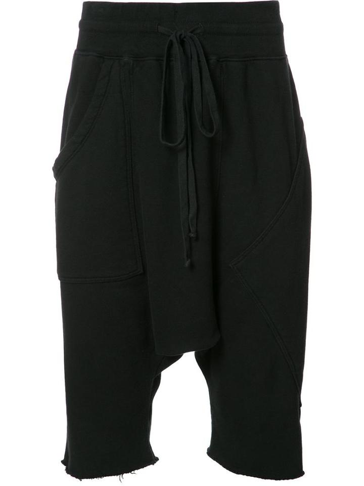 The Squad Drop-crotch Shorts, Men's, Size: Small, Black, Cotton
