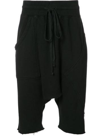 The Squad Drop-crotch Shorts, Men's, Size: Small, Black, Cotton