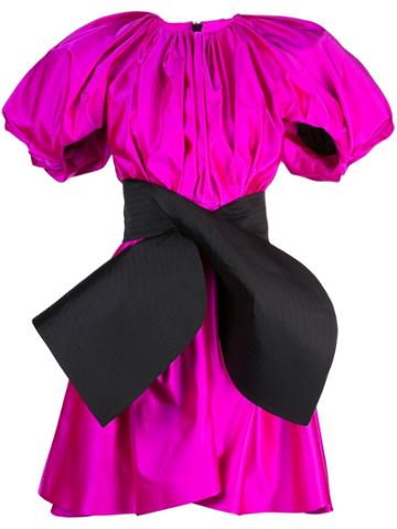 Dice Kayek Oversized Flared Dress - Pink