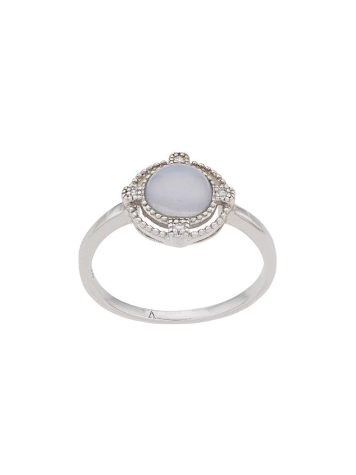 V Jewellery Chalcedony Ring - Silver