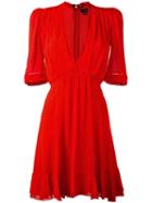 Isabel Marant 'quidor' Dress, Women's, Size: 38, Red, Silk/spandex/elastane