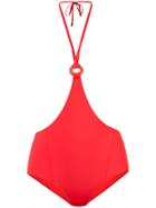 Morgan Lane Harley High-waist Bikini Bottom - Red