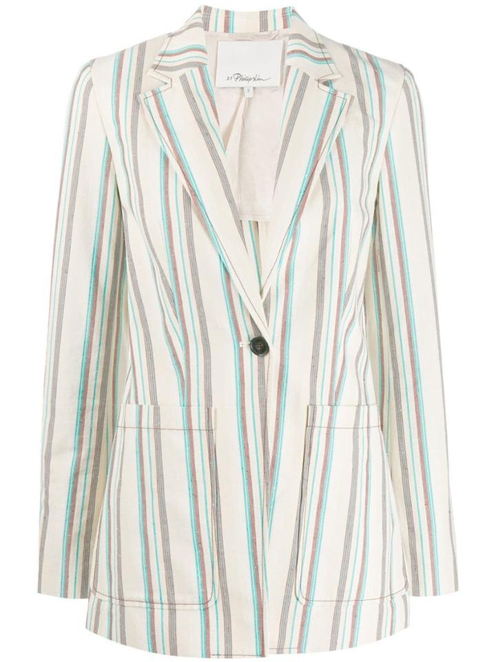 3.1 Phillip Lim Striped Blazer - Neutrals