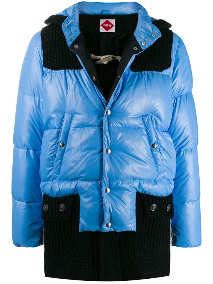 Bark B Rules Padded Coat - Blue