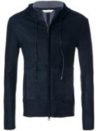 Giorgio Brato Zipped Hooded Jacket - Blue