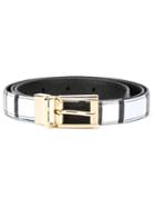 Dolce & Gabbana Colour Block Belt, Women's, Size: 85, Leather