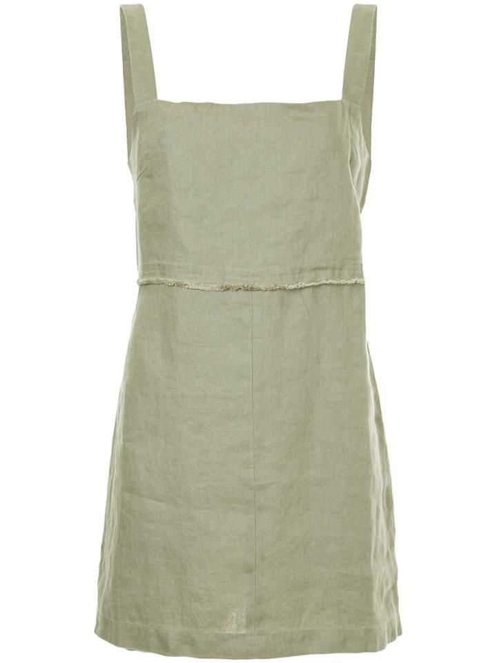 Venroy Sleeveless Mini Dress - Green