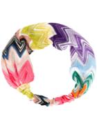 Missoni - Zig-zag Hair Band - Women - Viscose - One Size, Women's, Viscose