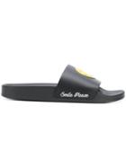 Joshua Sanders Smiley Flip Flops - Black