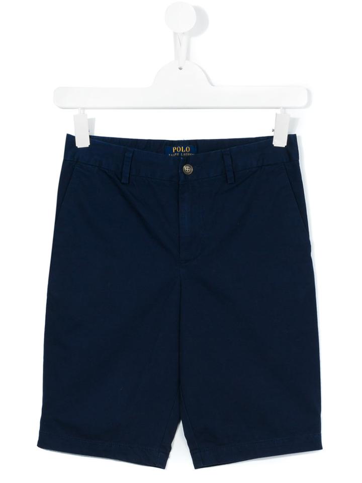 Polo Ralph Lauren - Classic Bermudas - Kids - Cotton - 14 Yrs, Boy's, Blue