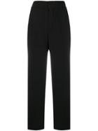 Chloé Straight Cropped Trousers - Black