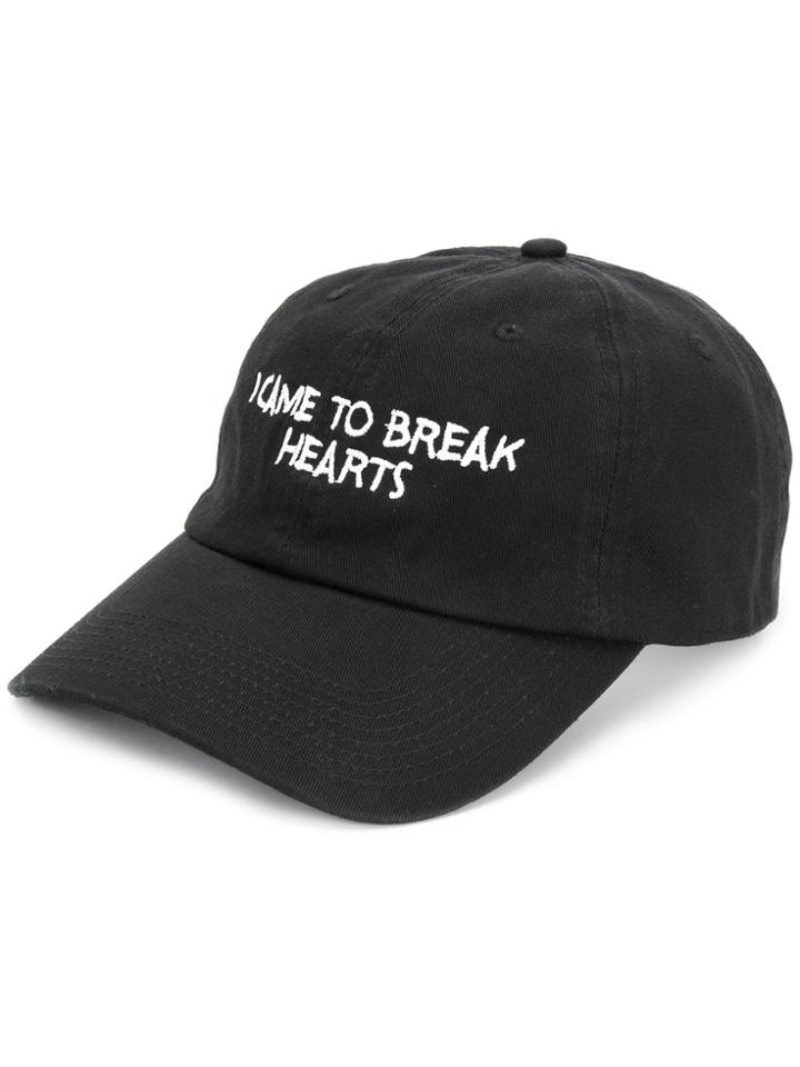 Nasaseasons Embroidered Quote Baseball Cap - Black
