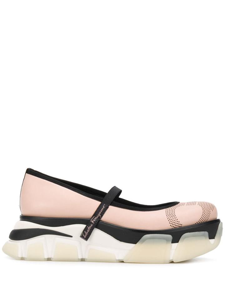 Salvatore Ferragamo Mocassino Damskor Loafers - Neutrals