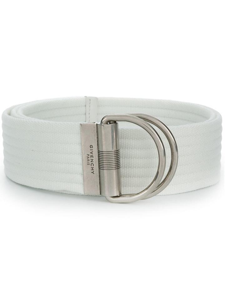 Givenchy Double Ring Belt - White