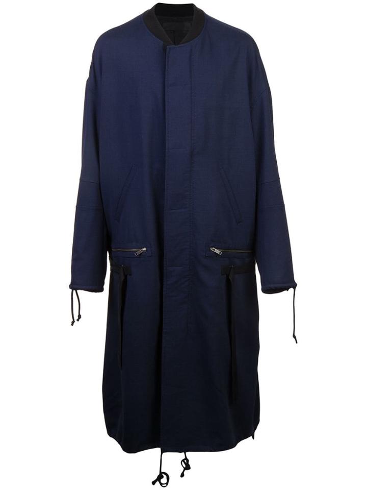 Haider Ackermann Long Shawl Coat - Black