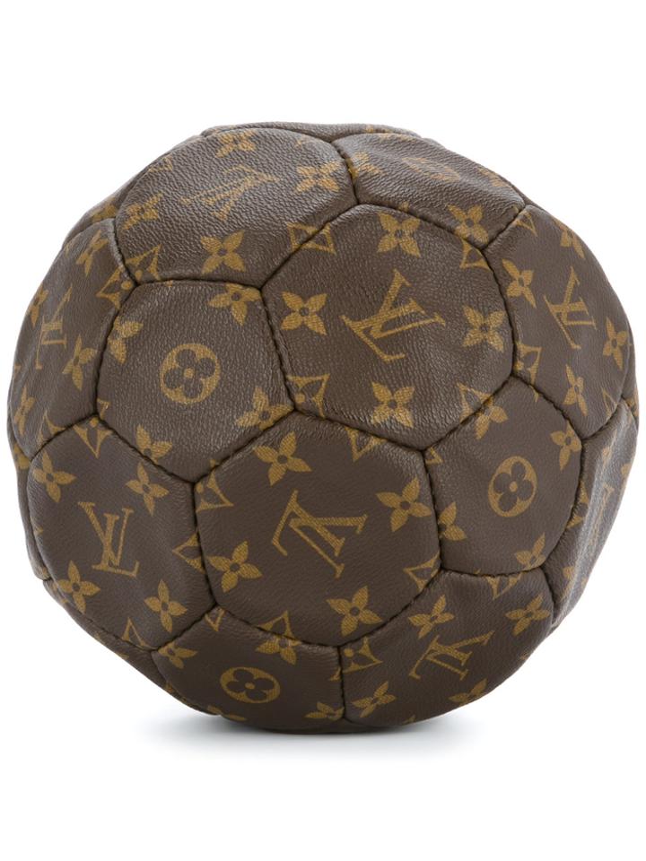 Louis Vuitton Vintage Monogram Soccer Ball - Brown