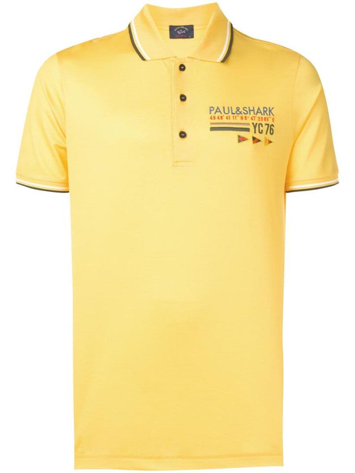 Paul & Shark Classic Polo Shirt - Yellow