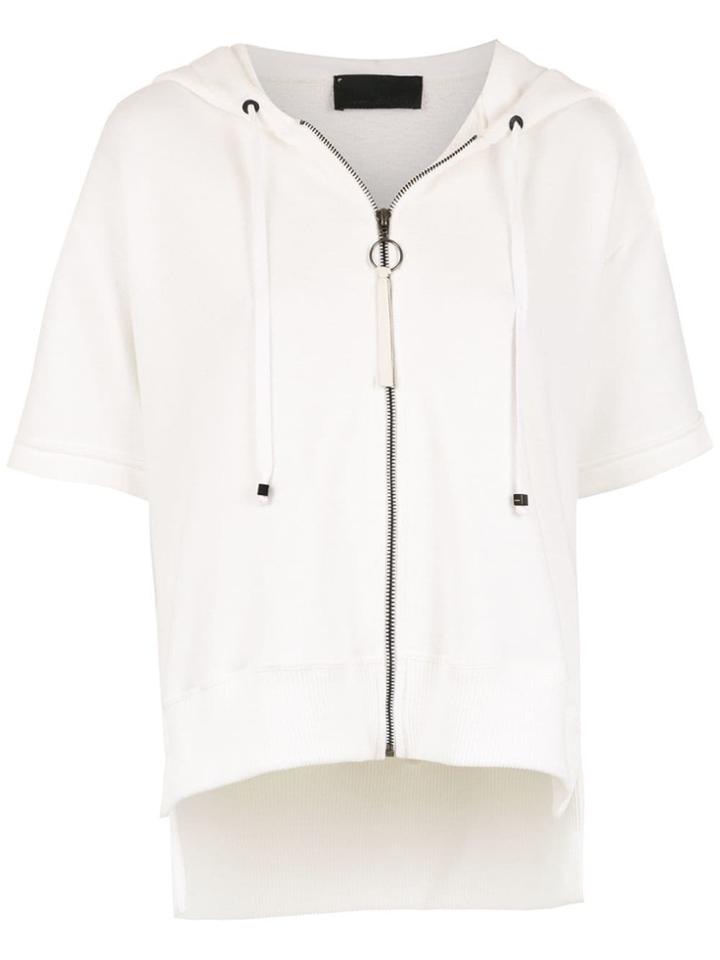 Andrea Bogosian Embellished Hoodie - White