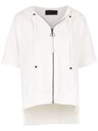 Andrea Bogosian Embellished Hoodie - White